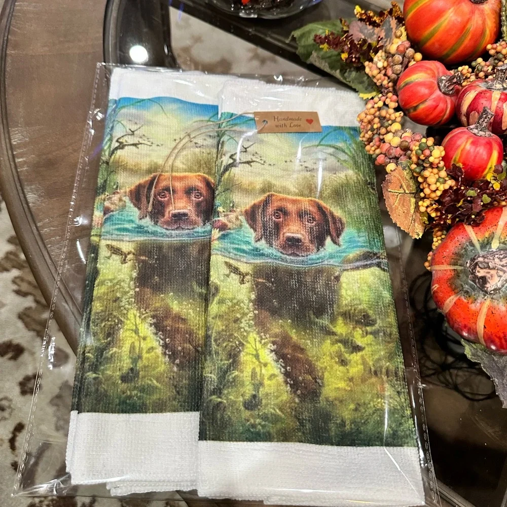 Customized Dog Towel set